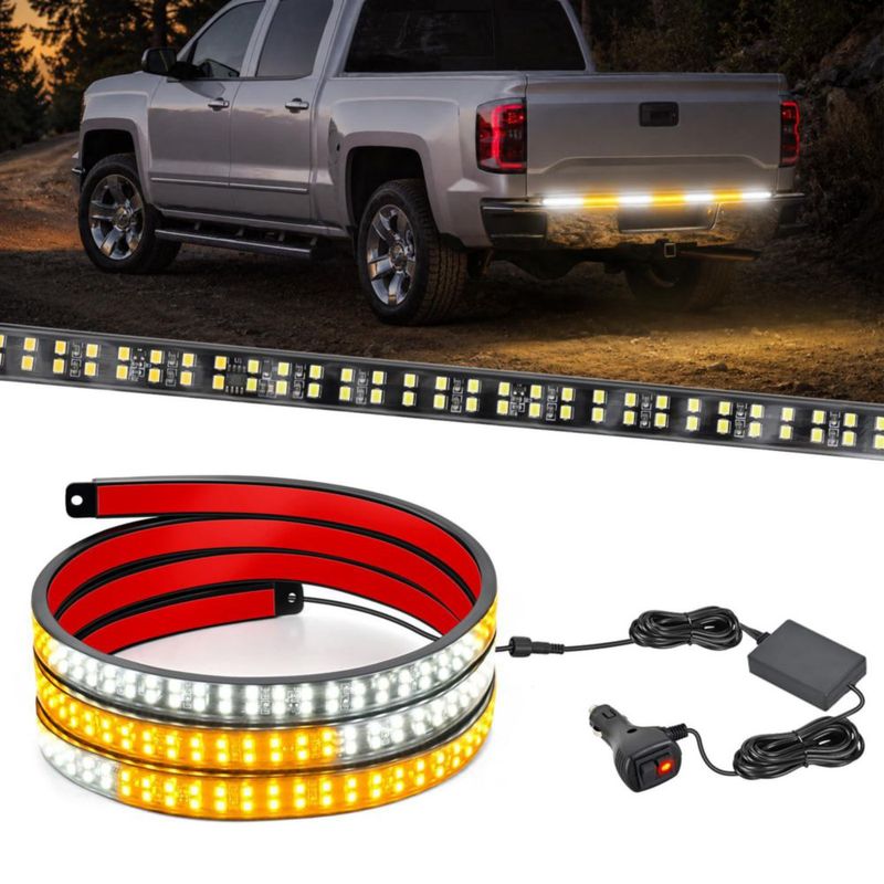 Luz de cola Nilight 150 cm Ámbar/Blanca con Estroboscopio