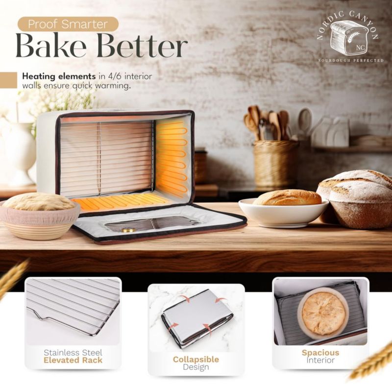 Fermentadora de Pan Nordic Canyon Plegable Beige