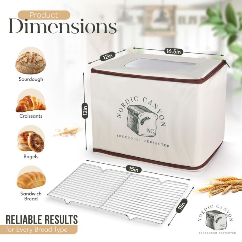 Fermentadora de Pan Nordic Canyon Plegable Beige