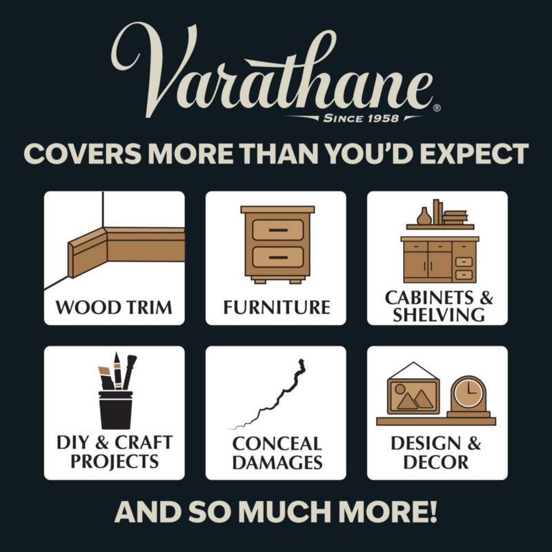 Cinta de veta de madera Varathane Nogal Oscuro 457 m