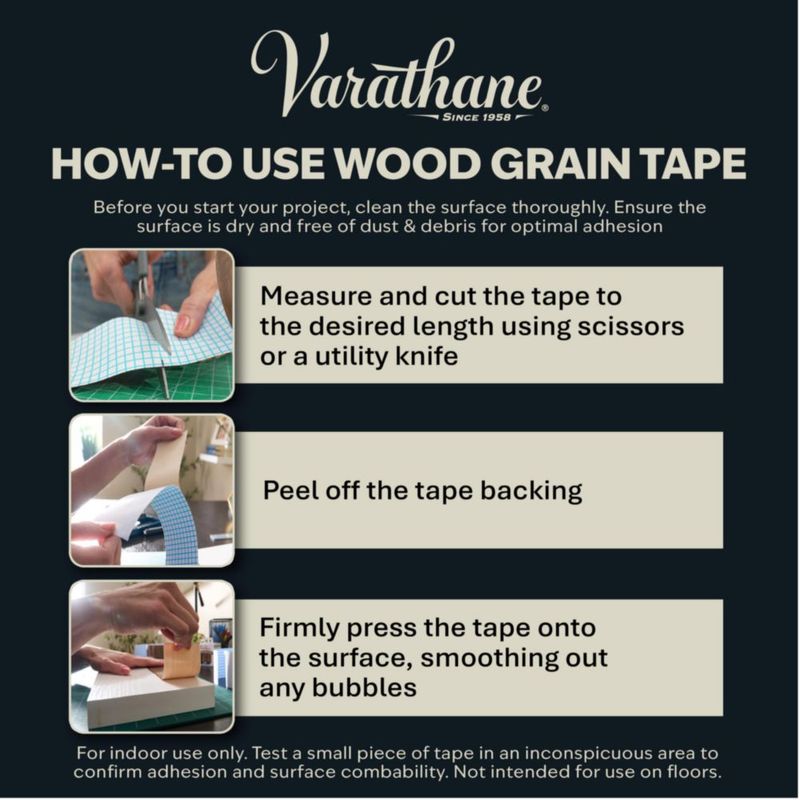 Cinta de veta de madera Varathane Nogal Oscuro 457 m
