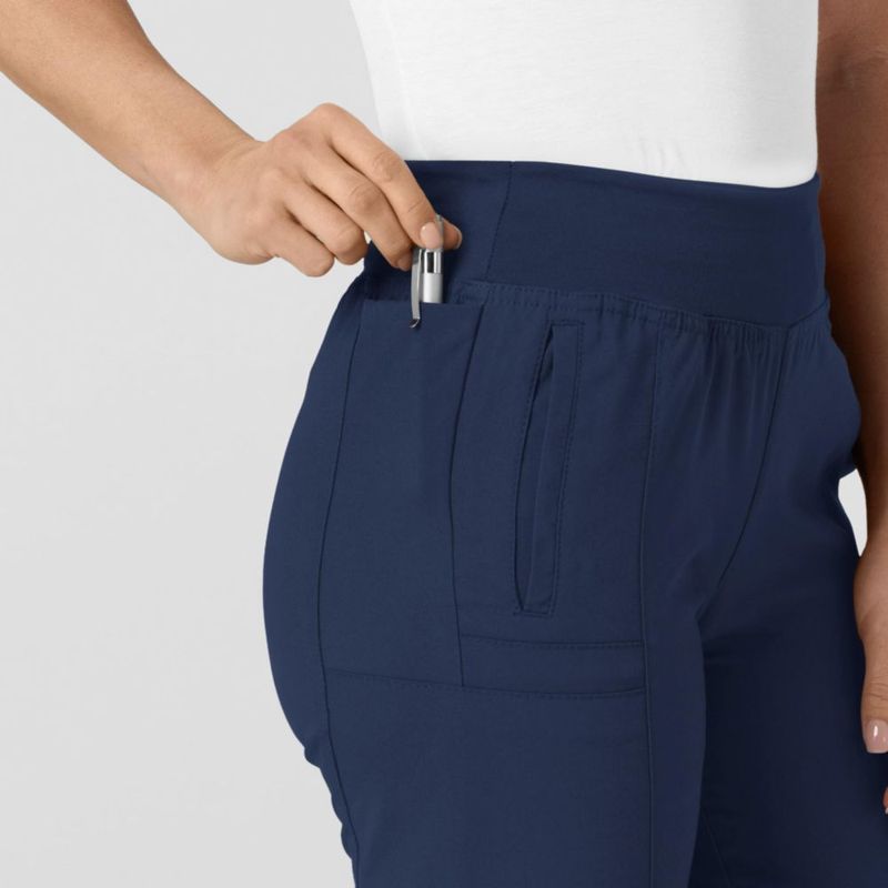 PANTALONES WINK W123 Cargo Jogger de Uniforme Médico Azul Marino Talla S (alto)