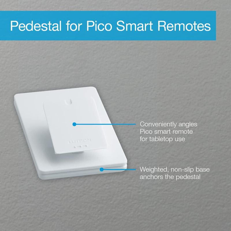Pedestal Lutron L-PED1-WH-2 blanco (paquete de 2)