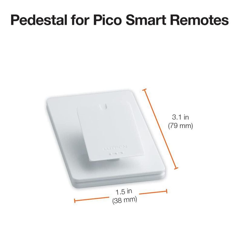 Pedestal Lutron L-PED1-WH-2 blanco (paquete de 2)