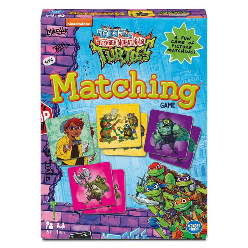 Juego de emparejar Wonder Forge TMNT para edades de 3 a 5 años