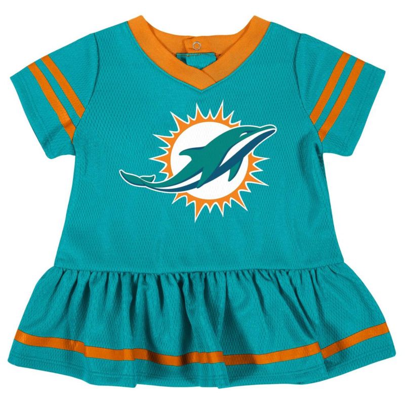 Vestido para bebé Gerber Miami Dolphins 6-12 meses