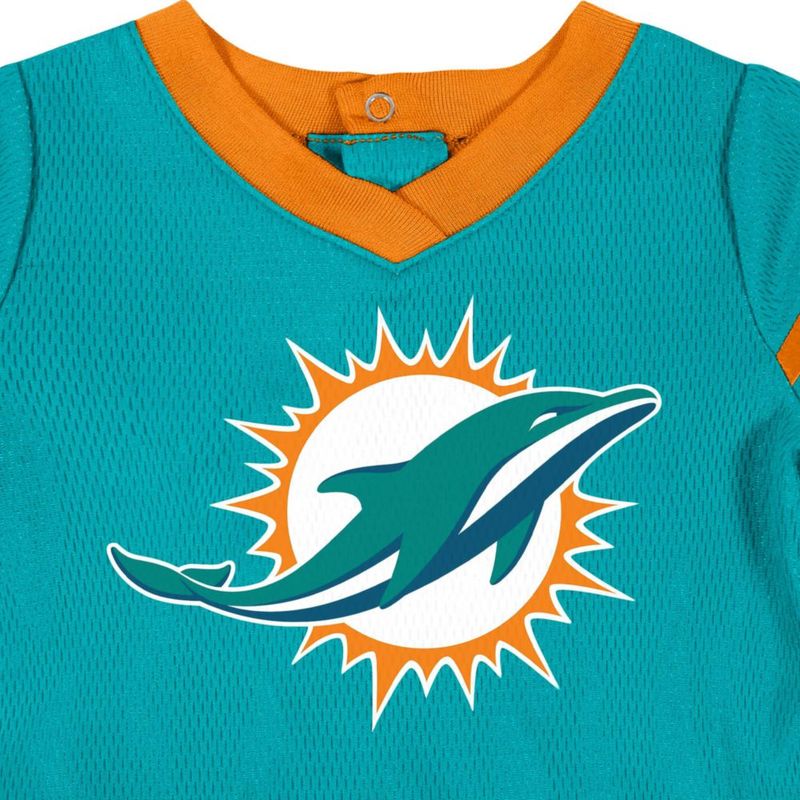 Vestido para bebé Gerber Miami Dolphins 6-12 meses