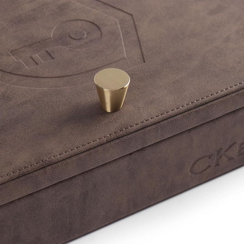 Caja Faraday CKEYRE XL de Cuero PU Bloqueadora de Señales