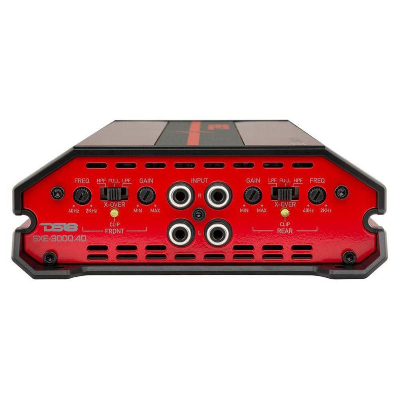Amplificador de auto DS18 SXE-3000.4D/RD 4 canales 200W RMS (200x4) Clase D 3000 W - Amplificador p
