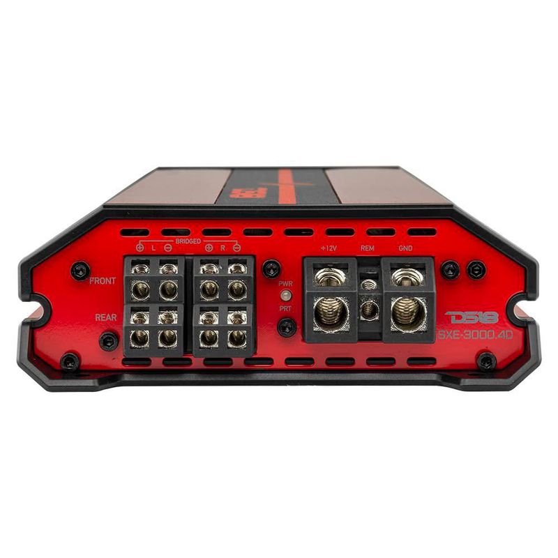 Amplificador de auto DS18 SXE-3000.4D/RD 4 canales 200W RMS (200x4) Clase D 3000 W - Amplificador p