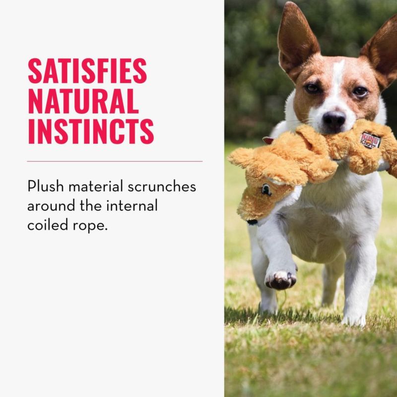 Juguete para perro KONG Scrunch Knots Ardilla Mediano/Grande