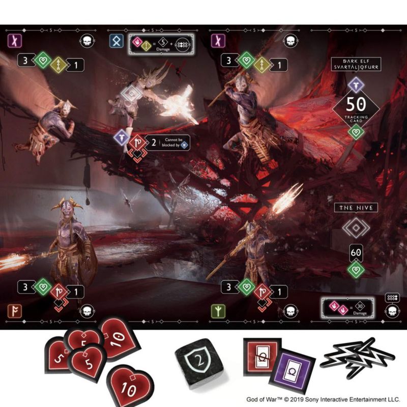 Juego de mesa CMON God of War: El juego de cartas
