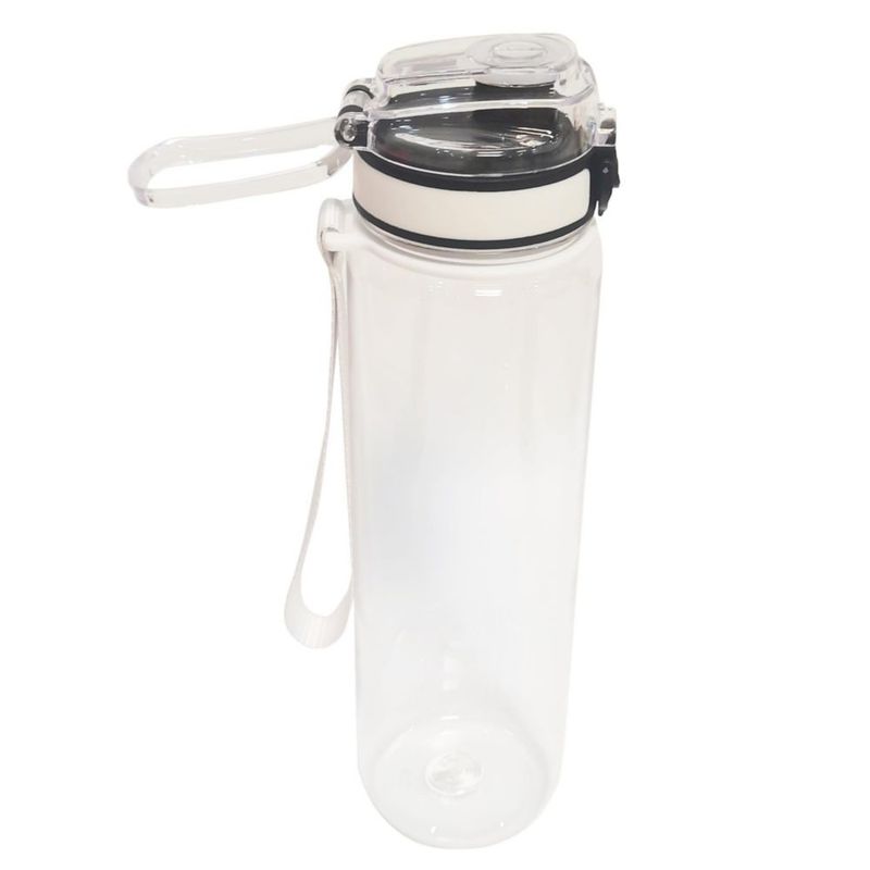 Botella GearTek 1000 ml Transparente con Tapa de Sorbete
