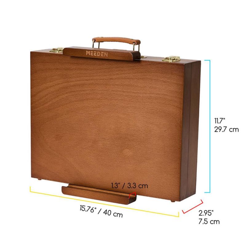 Caballete de Mesa MEEDEN de Madera con Compartimentos