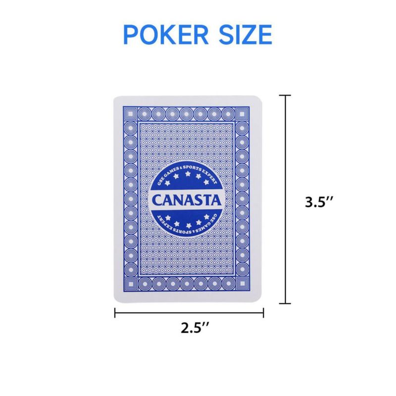 Juego de 4 barajas de Canasta GSE Games & Sports Expert