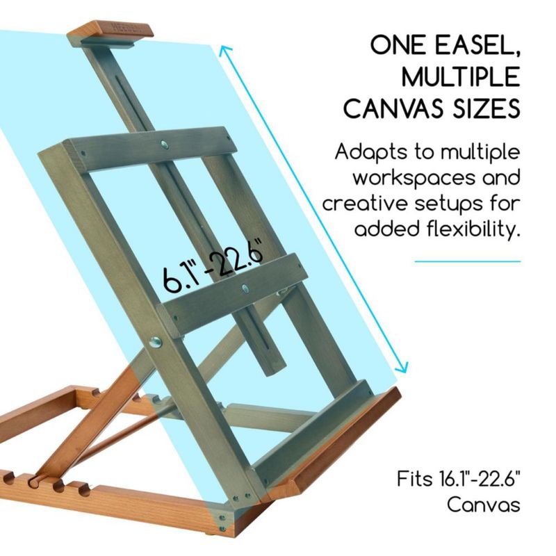 Caballete de Mesa MEEDEN Ajustable 33-62 cm