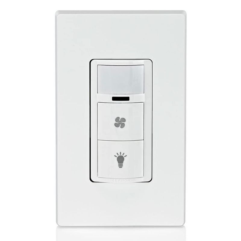 Sensor de ocupación Leviton 1/4 HP 120 V blanco DOD05-1LW