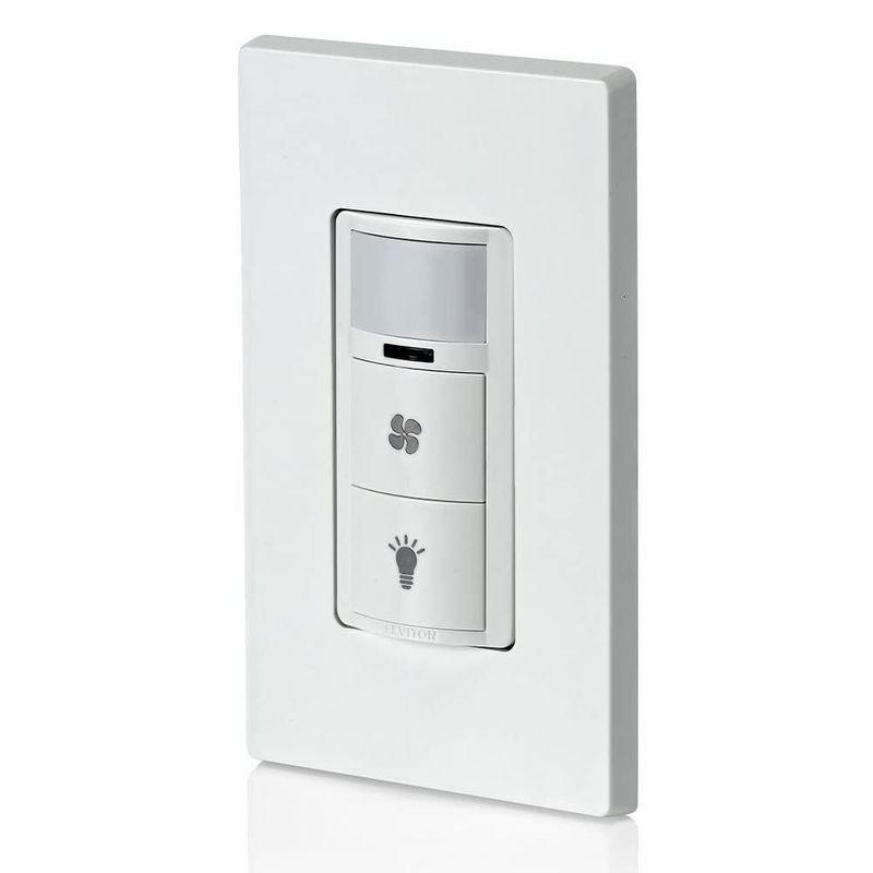 Sensor de ocupación Leviton 1/4 HP 120 V blanco DOD05-1LW