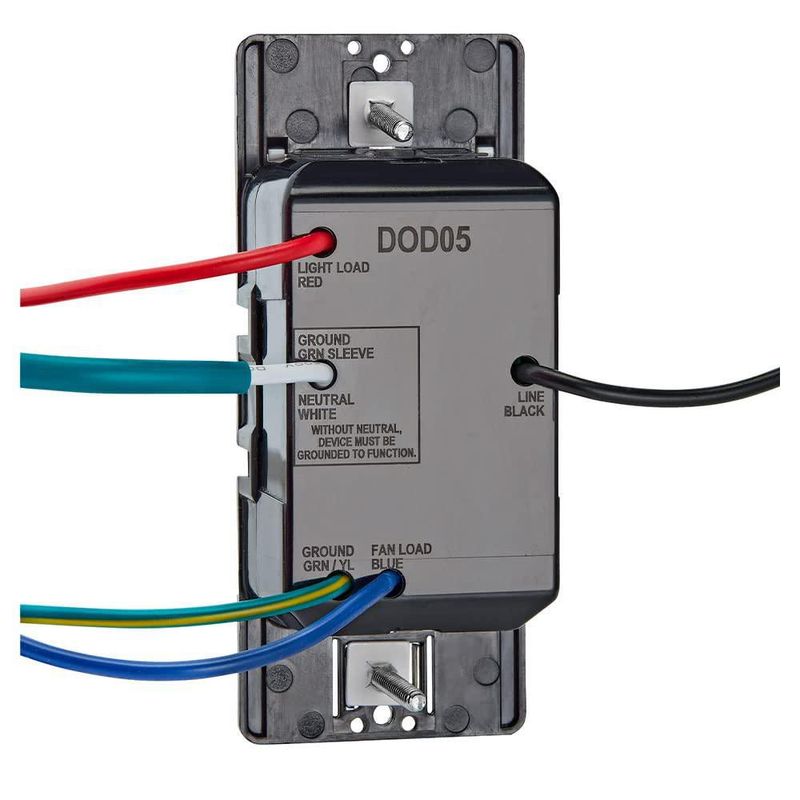 Sensor de ocupación Leviton 1/4 HP 120 V blanco DOD05-1LW