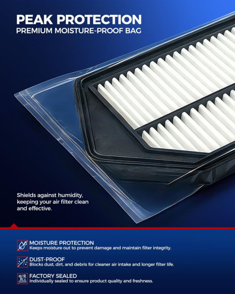 Filtro de Aire KAX CA11858 25 cm x 17 cm x 4 cm para Nissan Rogue