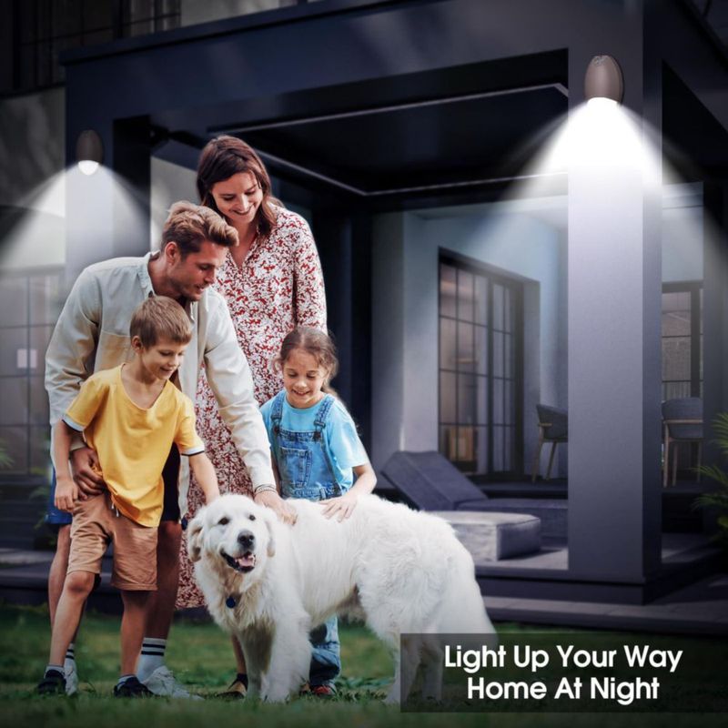 Luminaria de emergencia de pared SASELUX 120‑277 V impermeable paquete de 4