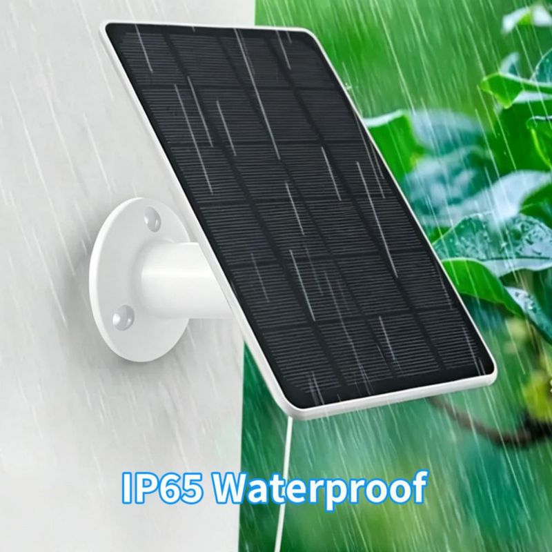 Panel Solar Teczckc 5W IP65 Impermeable con Cable de 3 m