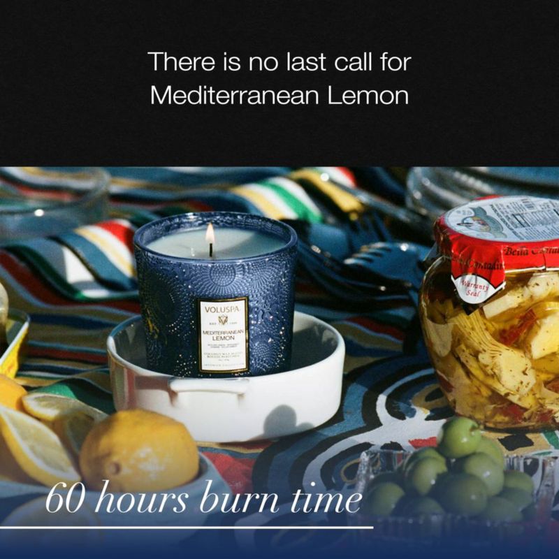 Vela Voluspa Limón Mediterráneo 255 g 60 h de combustión