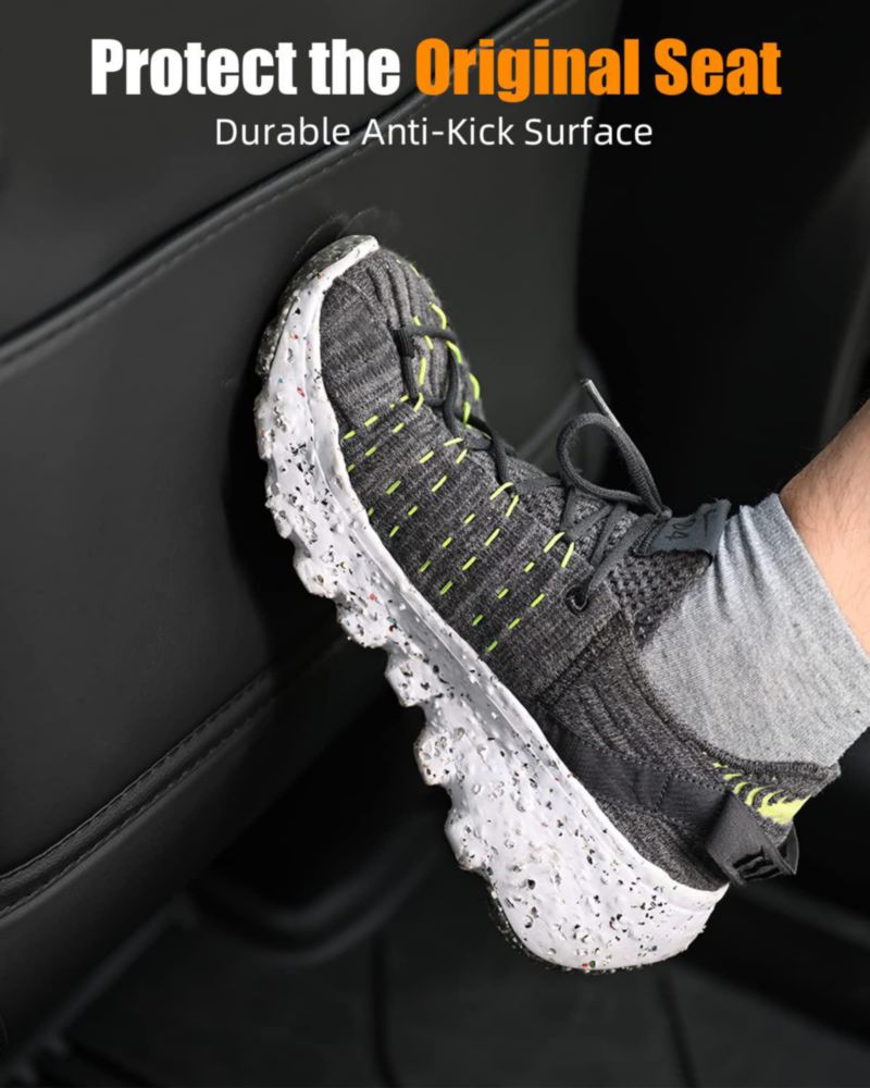 Protector de respaldo de asiento EVANDCAR para Tesla Model Y/3/S/X – juego de 2