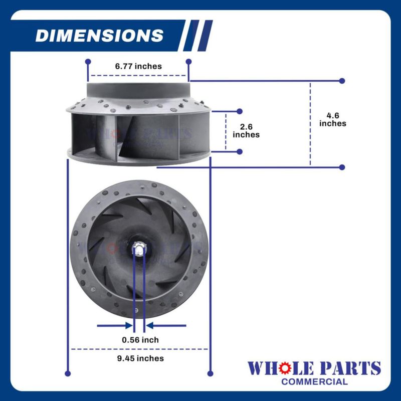 Soplador para Secadora Whole Parts 70302201P – Nuevo