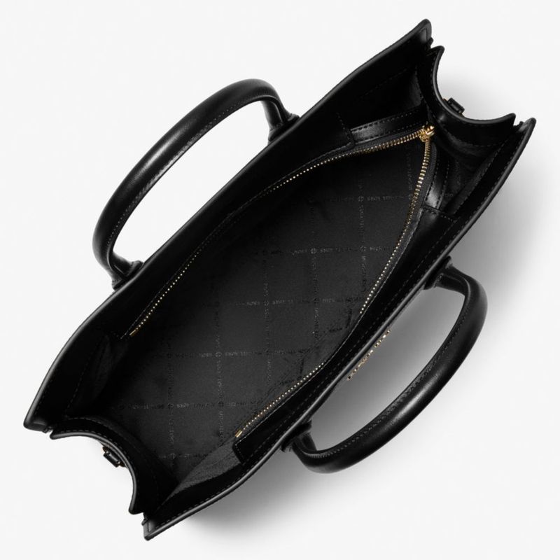 Bolso Michael Kors Scarlett Mediano Negro Granulado
