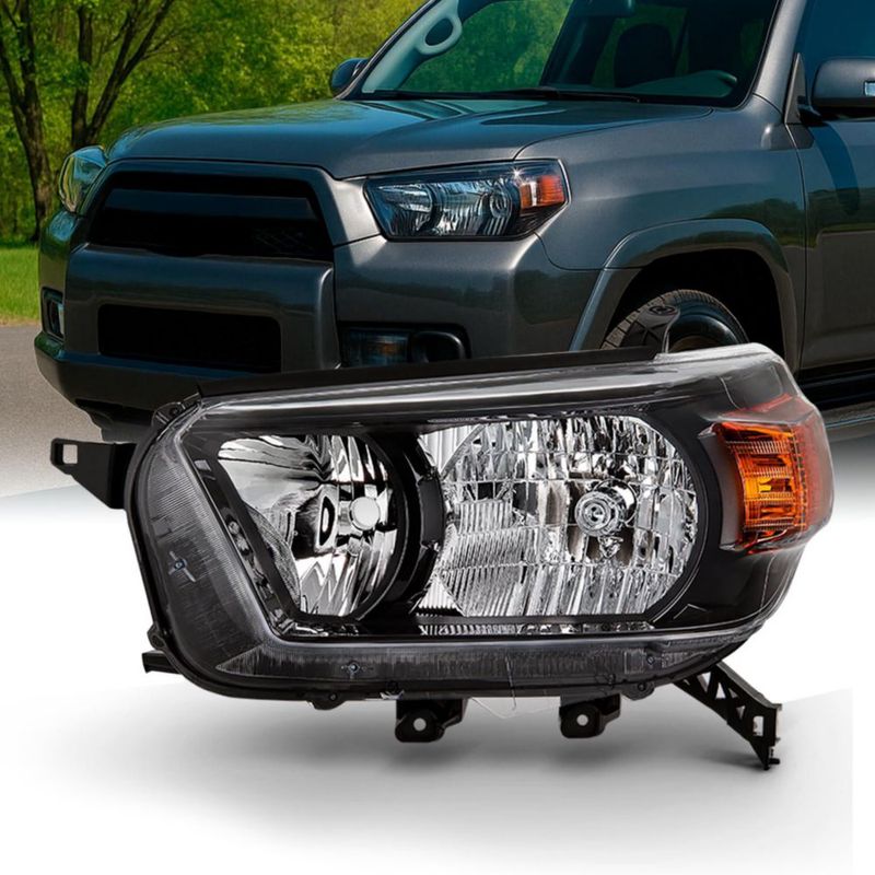 Farol delantero AKKON para Toyota 4Runner 2010‑2013 negro (lado izquierdo)