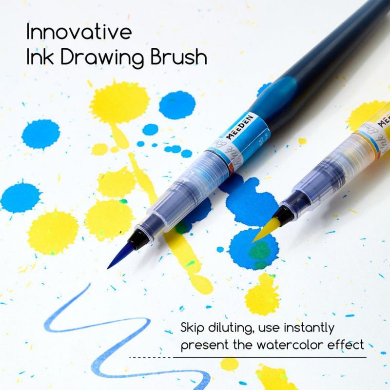 Pinceles de tinta MEEDEN 36 colores acuarela a base de tintura