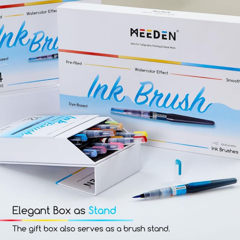 Pinceles de tinta MEEDEN 36 colores acuarela a base de tintura