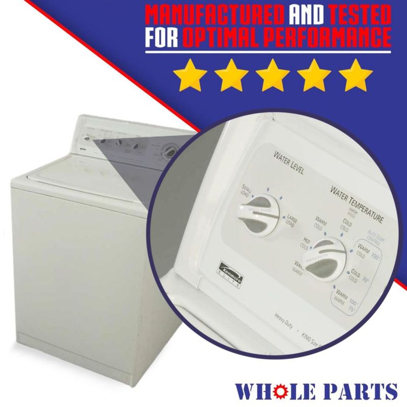 Perilla de control para lavadora y secadora Whole Parts WP3402572 3.8 cm