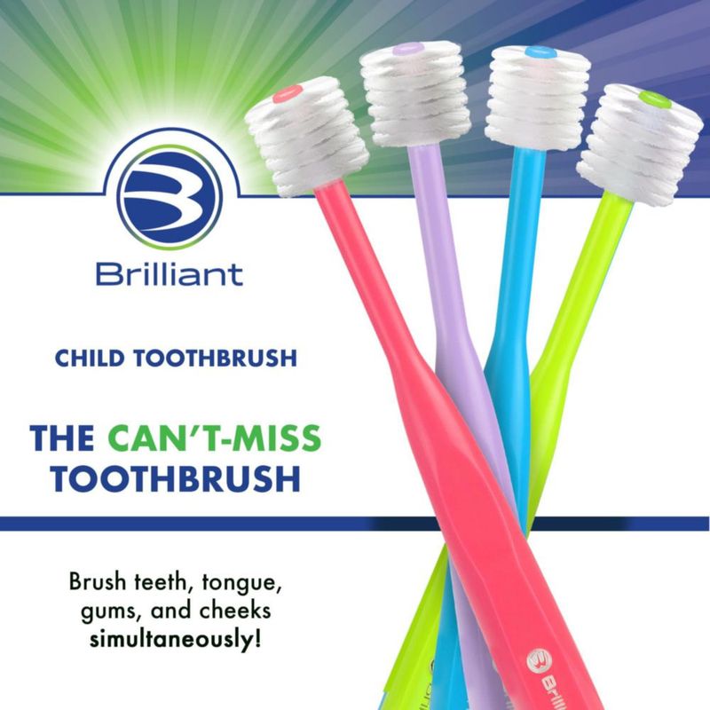 Cepillo de dientes infantil Brilliant rosa 2-5 años (1 unidad)