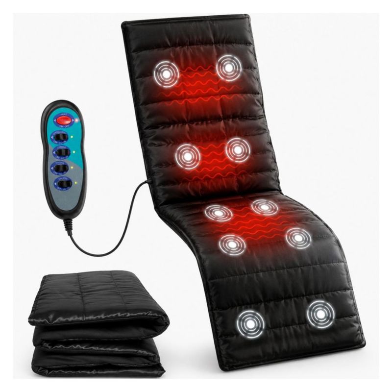 Colchon Masajeador Calor Cuerpo Completo 9 Motores Relajante Terapia