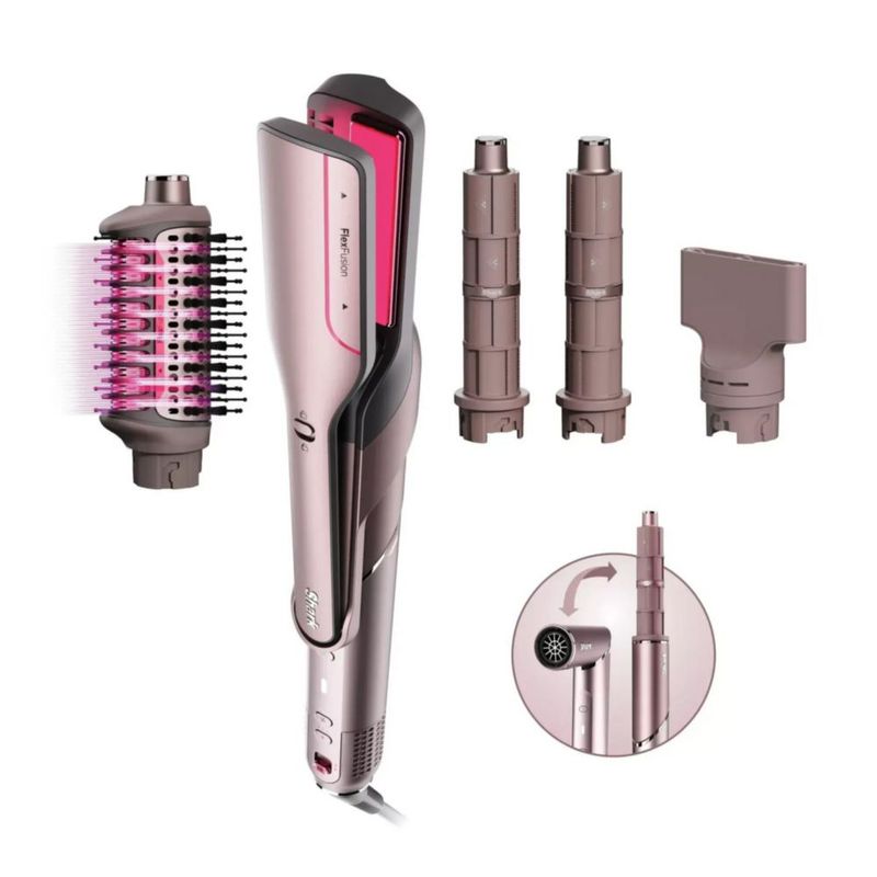 Multiestilizador Shark Flexfusion, Plancha Rizadora Secadora de cabello