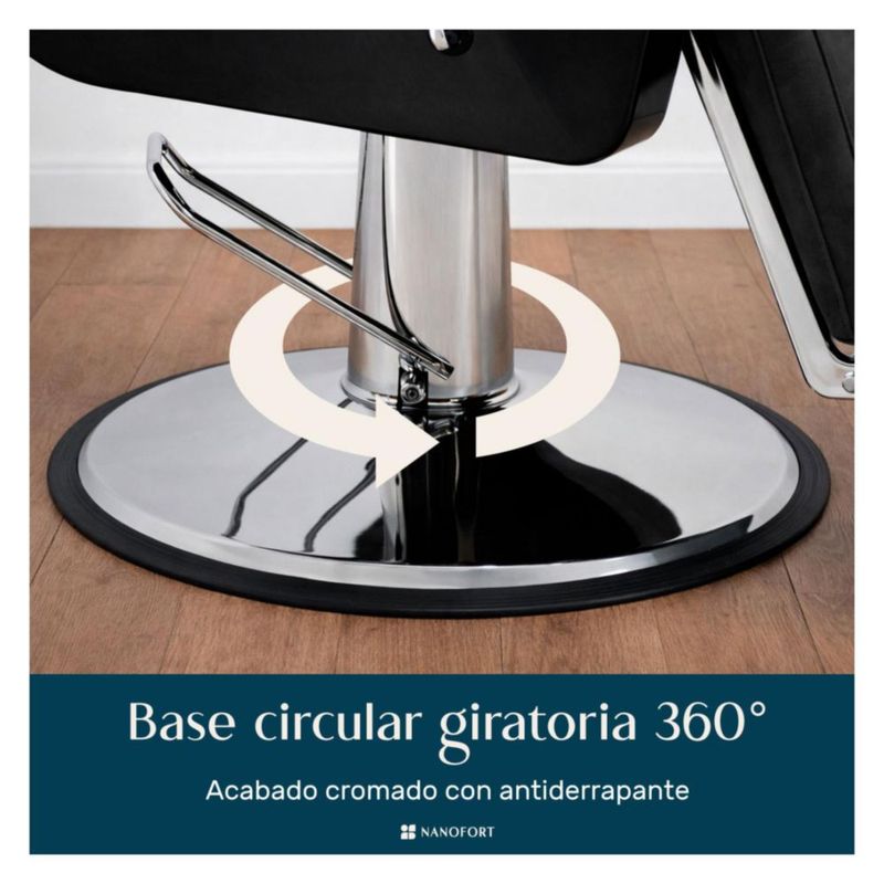 SILLÓN BARBERÍA SILLA BARBERO PELUQUERÍA ESTÉTICA NEUMÁTICO