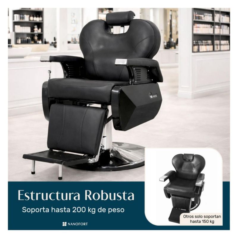 SILLÓN BARBERÍA SILLA BARBERO PELUQUERÍA ESTÉTICA NEUMÁTICO