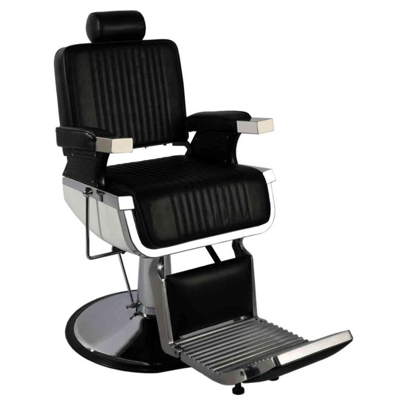 Sillon Barberia Silla Reclinable Premium Giro 360 Neumatica Hasta 200kg