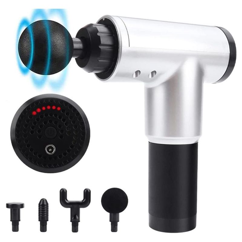 Hand-Held Masajeador Brandtrendy Plata automático, 6 velocidades