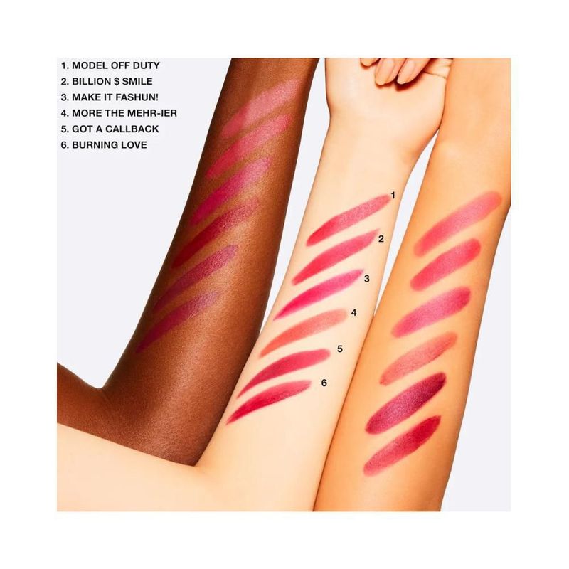 Lápiz labial Liquido Mac Powder Kiss Make It 5ml color fucsia