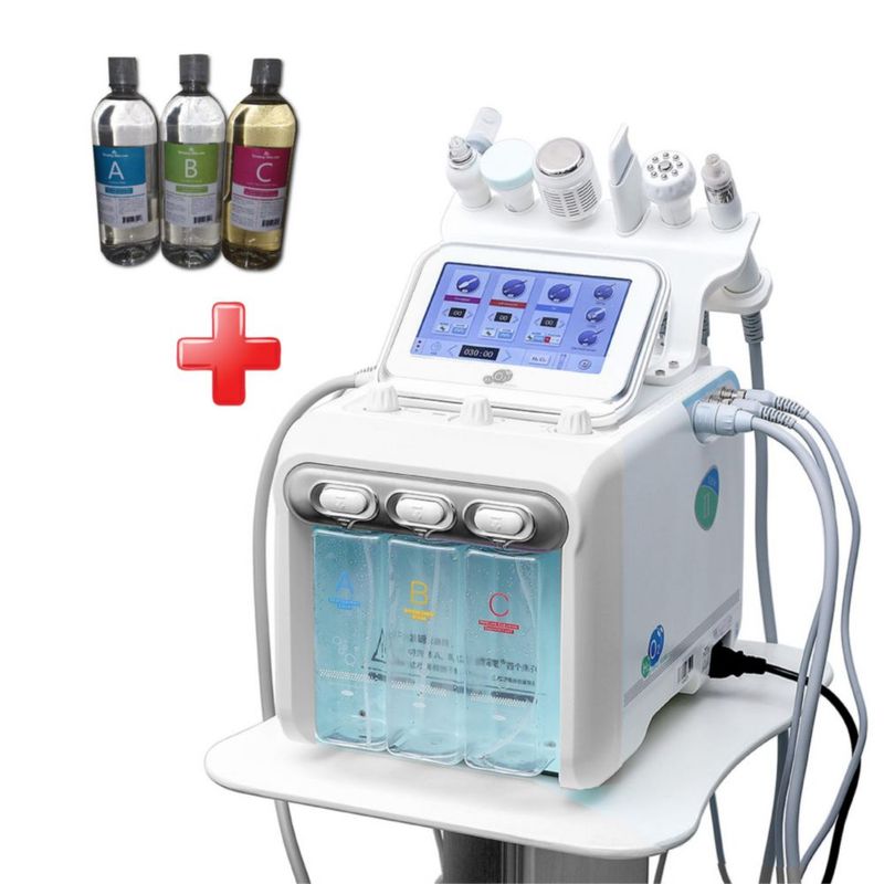 Hydra Dermoabrasión 6 En 1 + Soluciones ABC 250lts
