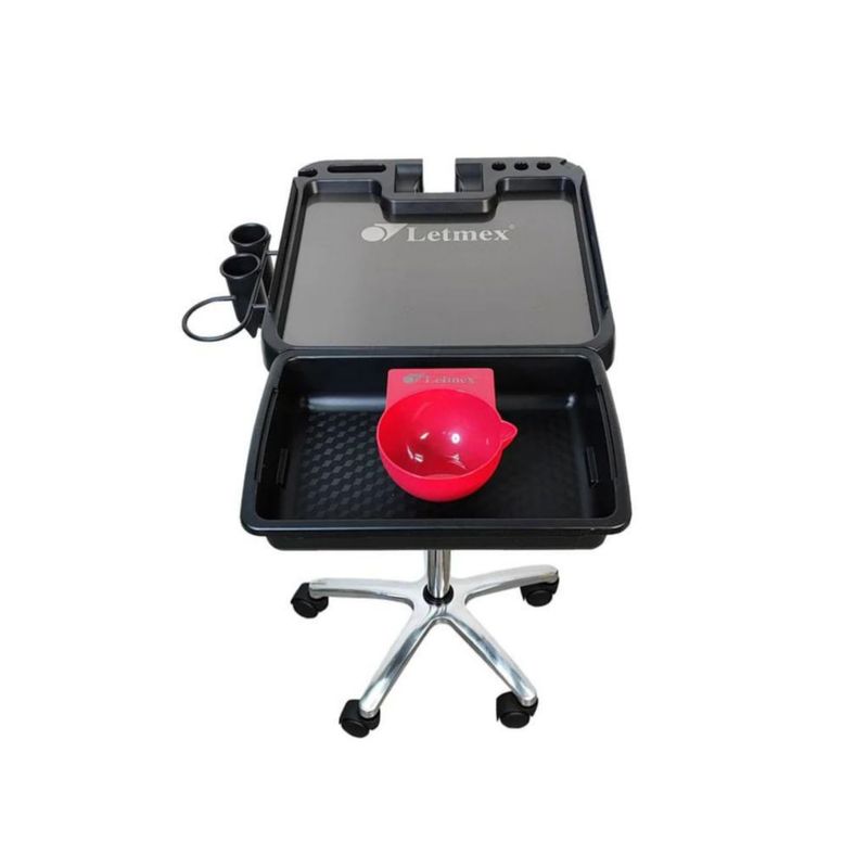 Carrito Mesa Auxiliar Magnético Para Extensiones Estética Barbería BCS153 Letmex