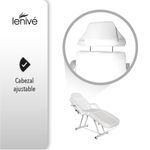 Silla Cama Para Faciales Color Blanco Con Banco