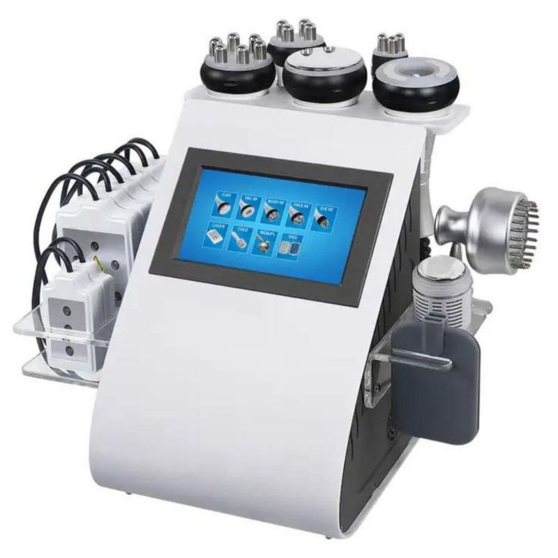 Lipolaser Cavitador 80k 9 en 1 con 8 almodadillas