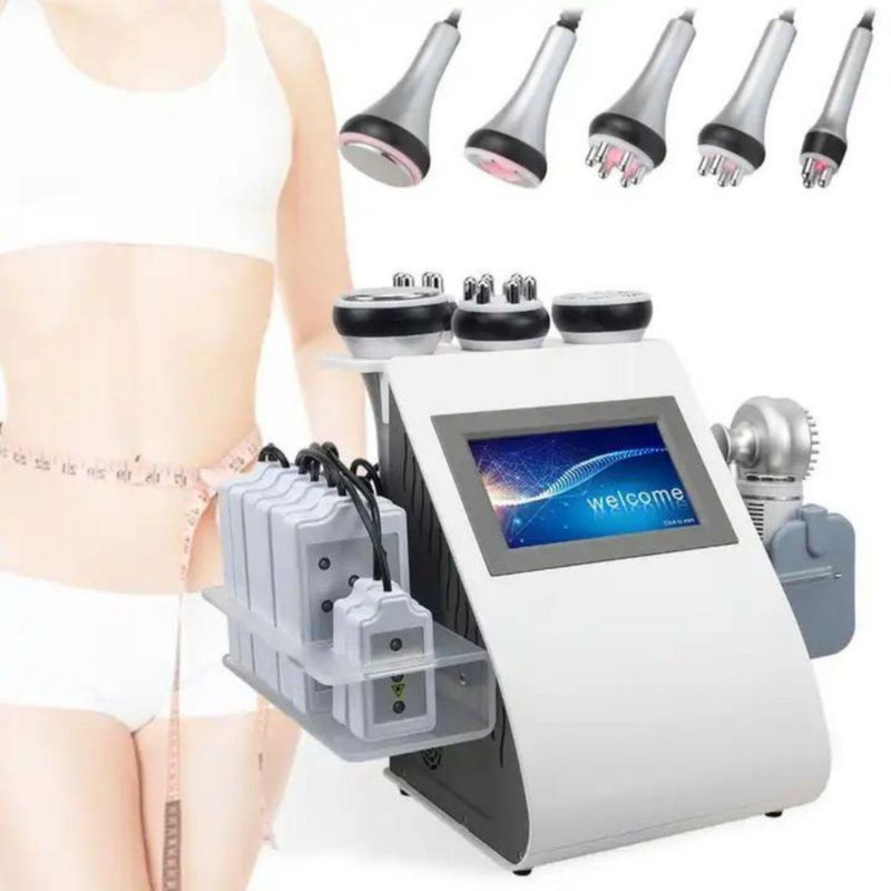 Lipolaser Cavitador 80k 9 en 1 con 8 almodadillas