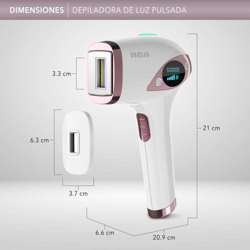 RCA Depiladora de Luz Pulsada con Función de Enfriamiento RC-IPL5