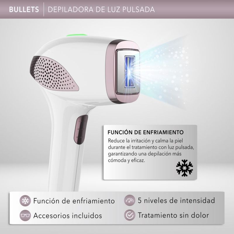 RCA Depiladora de Luz Pulsada con Función de Enfriamiento RC-IPL5