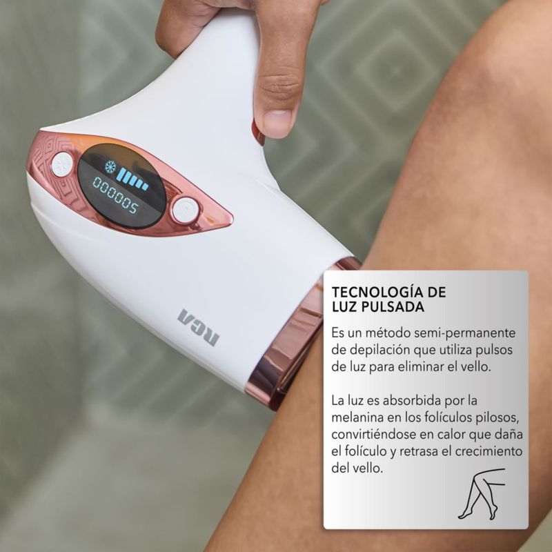 RCA Depiladora de Luz Pulsada con Función de Enfriamiento RC-IPL5